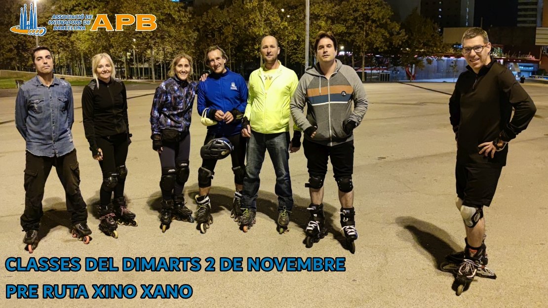 APBoficial's tweet photo. Unas cuantas fotillos de las clases y pre-ruta del pasado martes 2 de noviembre! 🛼🛼😍 #barcelona #roller #patinar #APBoficial https://t.co/tl66m09gkS