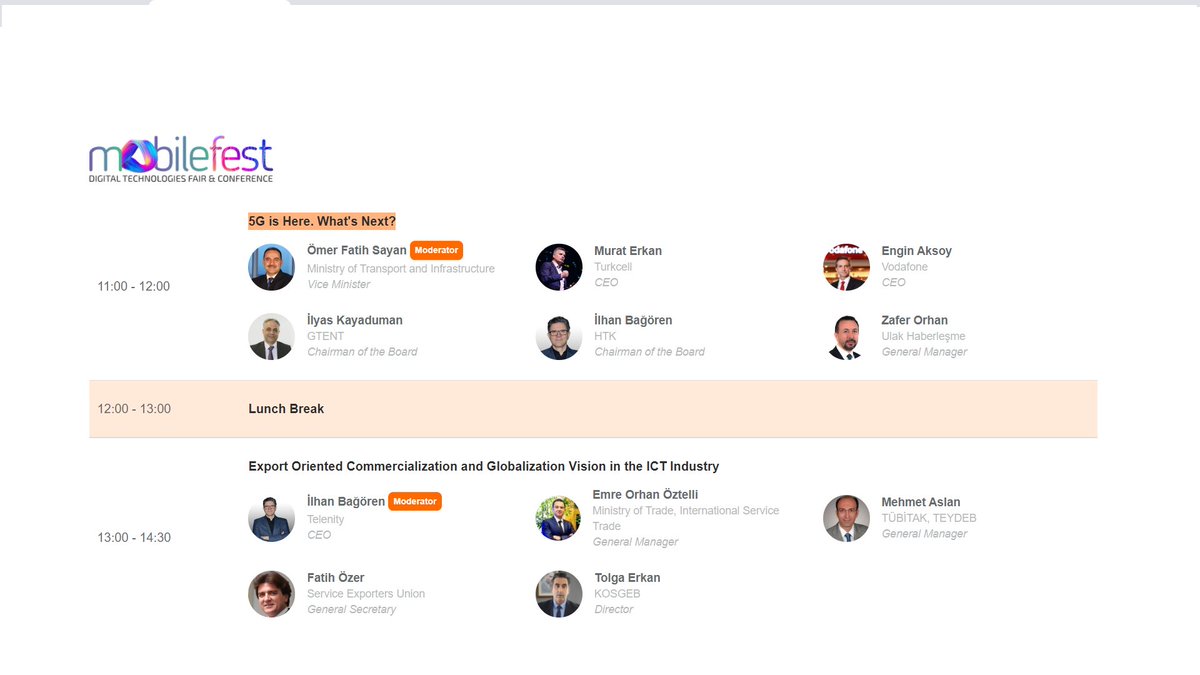 htkkumelenmesi's tweet photo. #HTK 11-13 Kasım Tarihleri arasında gerçekleştirilecek olan #mobilfest 'de olacak.Yönetim Kurulu Başkanımız Ilhan @ibagoren panelist ve moderatör olarak 12 Kasım'da 2 farklı panele katılacak.
@UABakanligi @ticaret @BTKgovtr @tubitakteydeb @Kosgeb @ostimosb @ofatihsayan @Kosgeb https://t.co/nJz5rrQF7d