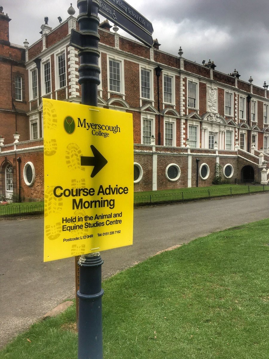 Interested in joining us? 🤔 We’ve got Advice Mornings on at our ⁦<a href="/MyerscoughColl/">Myerscough College & University Centre</a>⁩ Centres this morning! ⁦⁦<a href="/CroxtethCampus/">Myerscough College</a>⁩ ⁦<a href="/WaltonCampus/">Myerscough College Warrington</a>⁩ ⁦<a href="/CroxtethHall/">Croxteth Hall & Country Park</a>⁩ ⁦<a href="/Walton_Gardens/">Walton Hall and Gardens</a>⁩ ⁦<a href="/My_Equine/">Myerscough College</a>⁩ ⁦<a href="/My_GreenSpace/">MyerscoughGreenspace</a>⁩ ⁦⁦<a href="/My_Animals/">Myerscough College</a>⁩