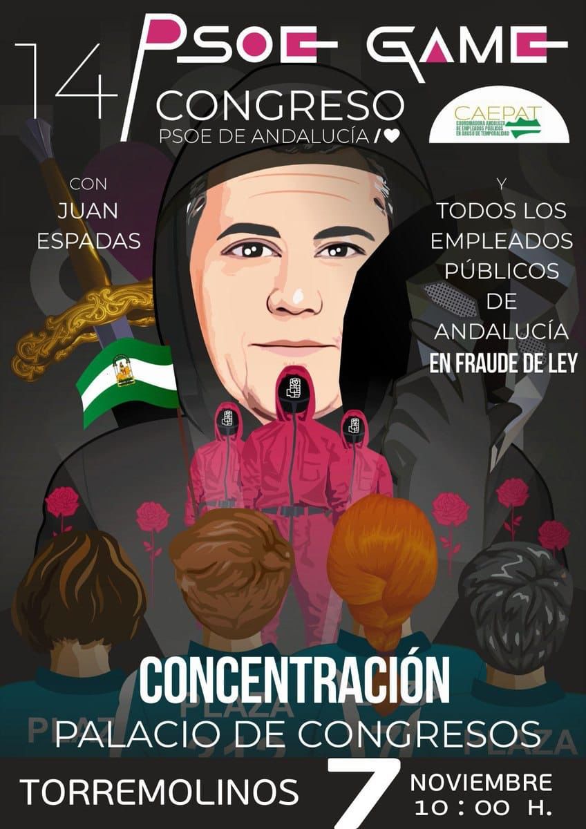 sitagsindicato's tweet photo. 📢 Mañana 7 noviembre 10.00 h Concentración frente congreso PSOE  #FijezaYA 

@COPE @HerreraenCOPE @ExpositoCOPE @carlosherreracr @OndaCero_es @carlos__alsina @esRadio @ldpsincomplejos @La_SER @AngelsBarcelo 

📛 #StopEreSanchez #StopErePSOE https://t.co/SQas3fG6G1