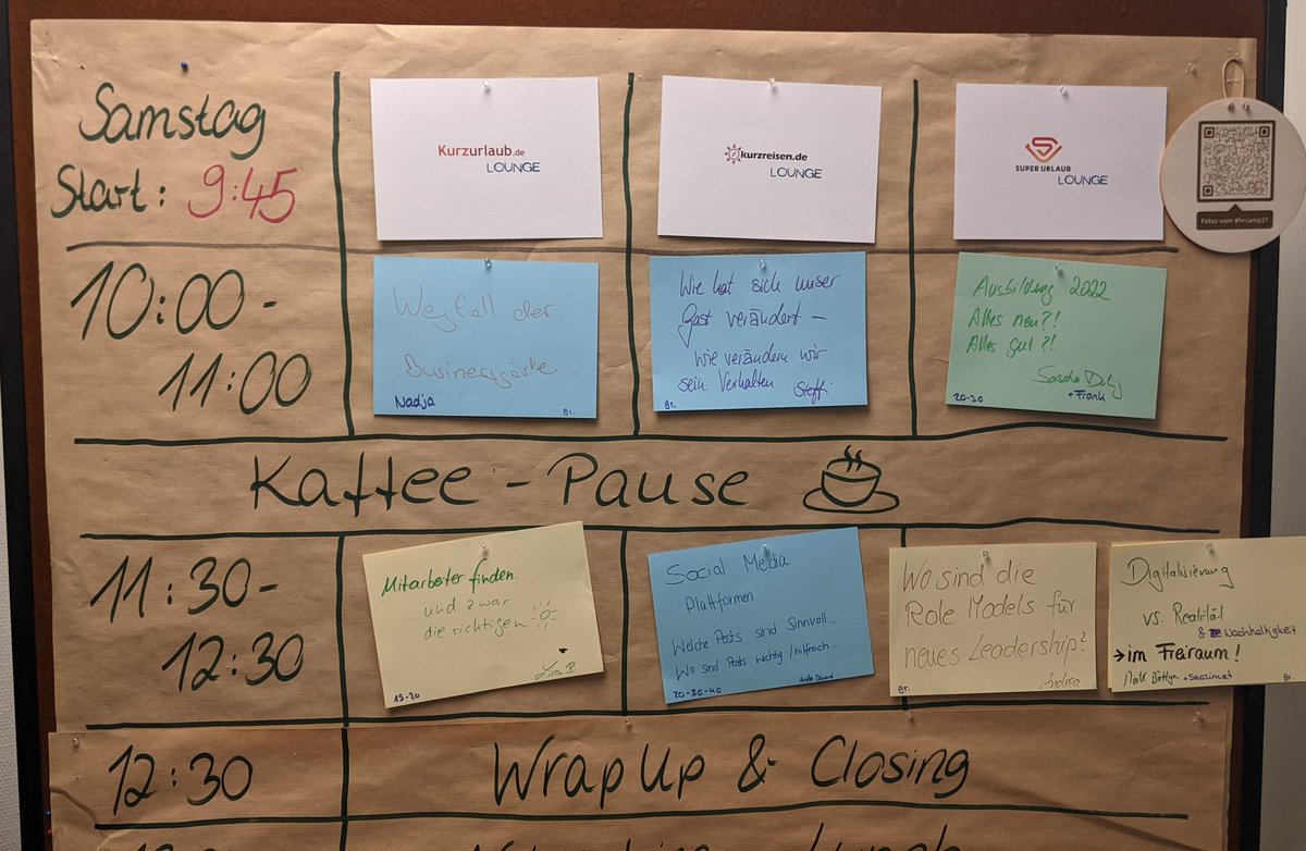 Einen wunderschönen guten Morgen ✌️😊 Hier ist der Sessionplan für heute... Viel Spaß euch! #hcamp21