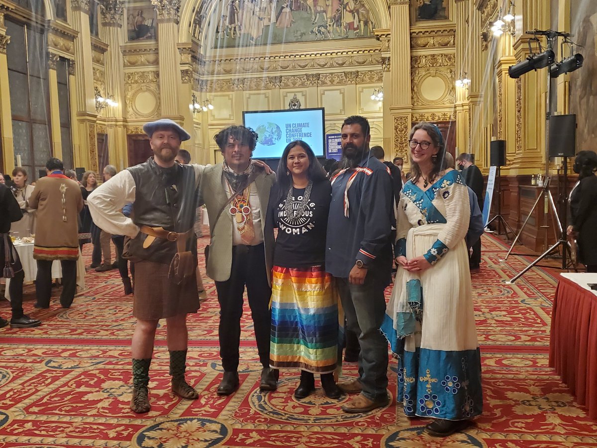 gcclpbette's tweet photo. Meeting local and distant Indigenous cousins here in Scotland. 
#WeChooseNow #COP26 https://t.co/Ale1zmPvS8