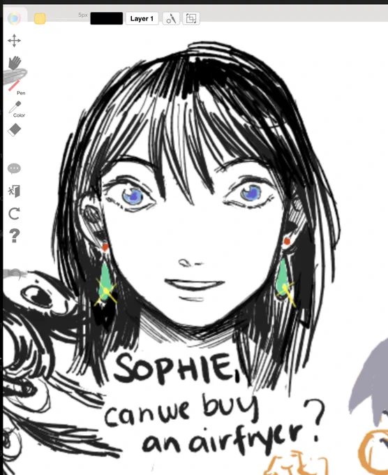 Obligatory Funny howl doodle 
