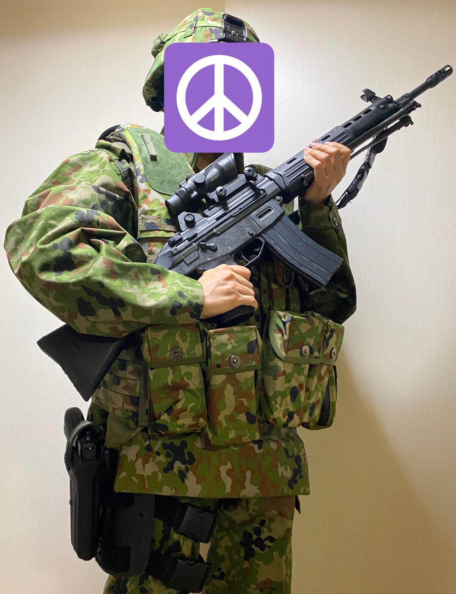 selecthobby's tweet photo. 今回は三型アーマーを着た装備の自衛隊装備を紹介したいと思います!
国産小銃や日本の風土に合った迷彩が素晴らしいですよね🥰
#SELECTHOBBY https://t.co/HYk9PnmRB8