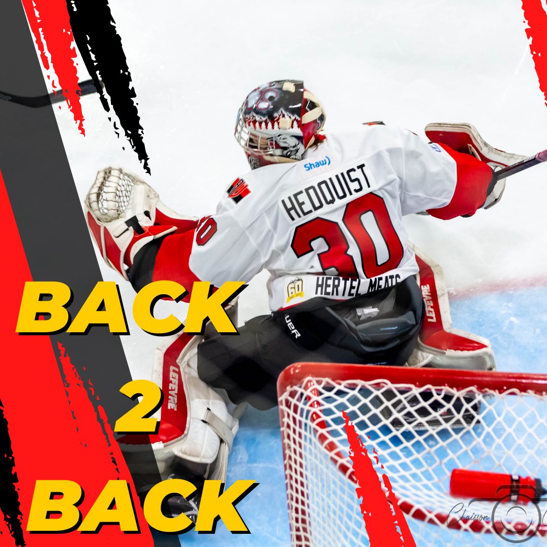 AVBulldogs's tweet photo. With 18 saves @UNDmhockey commit @HobieHedquist earns his 2nd consecutive @BCHockeyLeague shutout! #back2back #brickwall #bulldogshockey #SeeRed https://t.co/SCfAwnmLwP