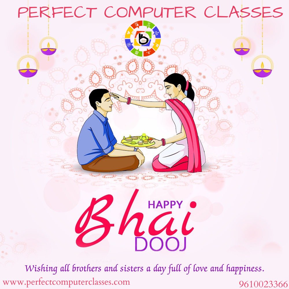 PerfectcClasses's tweet image. Hearty greetings to all on the special occasion of #BhaiDooj, the festival that further strengthens the bond of affection between brothers &amp;amp; sisters.