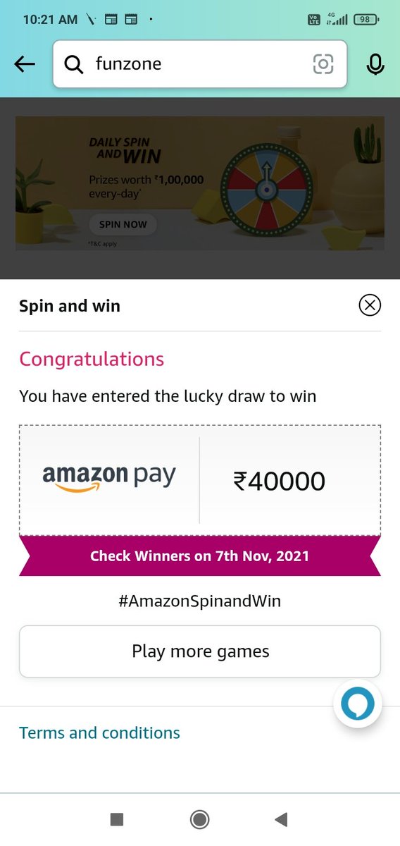 SamsuddinSidd17's tweet photo. #AmazonSpinandWin https://t.co/8EeTV4I8kM