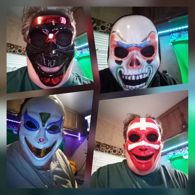 DIY masks I have made https://t.co/l1AqVhfILi<a href="/tag/thatveganteacher"class="tags"><span>&#35;thatveganteacher</span></a>
