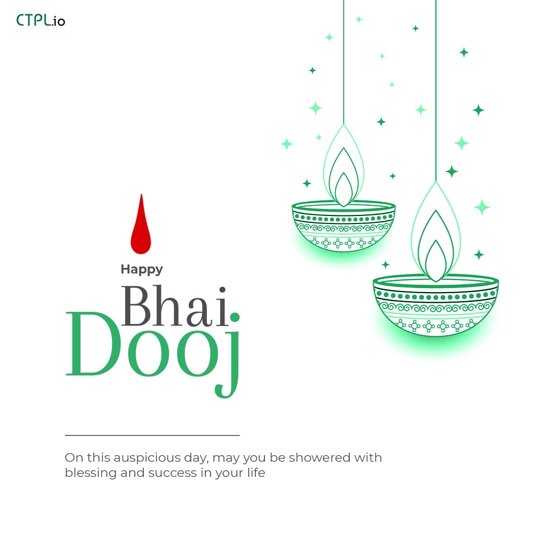 ctpl_official's tweet photo. Wish you the days that bring you happiness infinite and a life that's prosperous and bright. Wishing you all a very happy #BhaiDooj . The most Lovable bond in the world. 
.
.
.
#BhaiDooj2021 https://t.co/TiBy8tIxZS