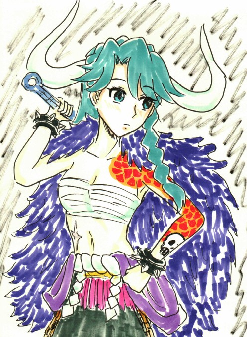 過去絵を漁ったけどプリキュアのワンピネタこれくらい。
要は海藤さんネタ。 