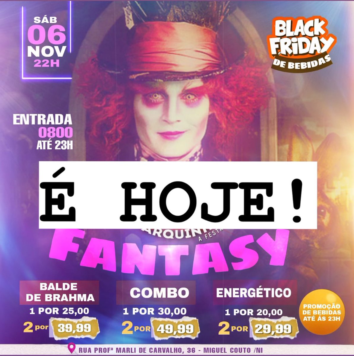 É HOJE 🚀