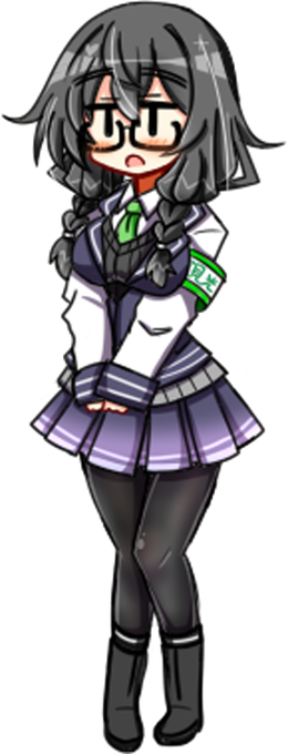 千冬ちゃんも可愛くかけたので透過しておきました 