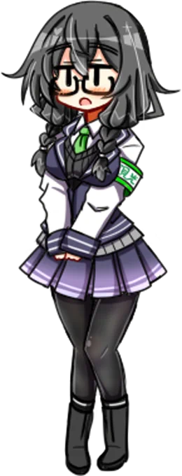千冬ちゃんも可愛くかけたので透過しておきました 