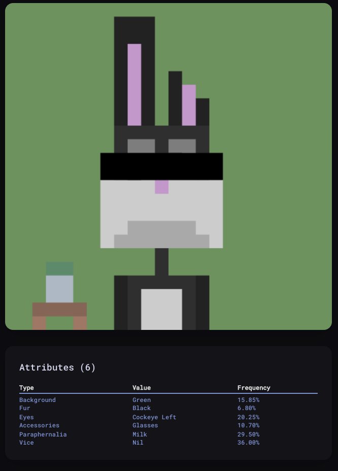 degenerabbits's tweet photo. Contraband Testing Pushed out by a few days Fam

One of the Devs has some personal commitments 

In the mean time to keep the energy flowing 

Degenerabbits #8 Give Away
-Like 
-Retweet
-Tag 1 rabbit who drinks milk 🍼🐇

24 Hours https://t.co/FNvGc1UqN4