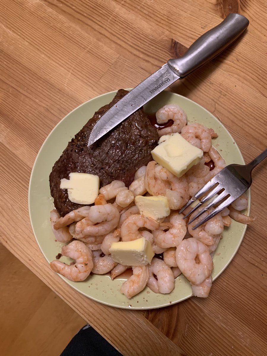 MyKetoRecovery's tweet photo. โIโd get board eating the same things all the time.โ
Not me. #keto #ketodiet #ketorecovery #myketorecovery #steak #shrimp #steakandshrimp #butter #beef #easyketo #simpleketo https://t.co/zqfghlNntL