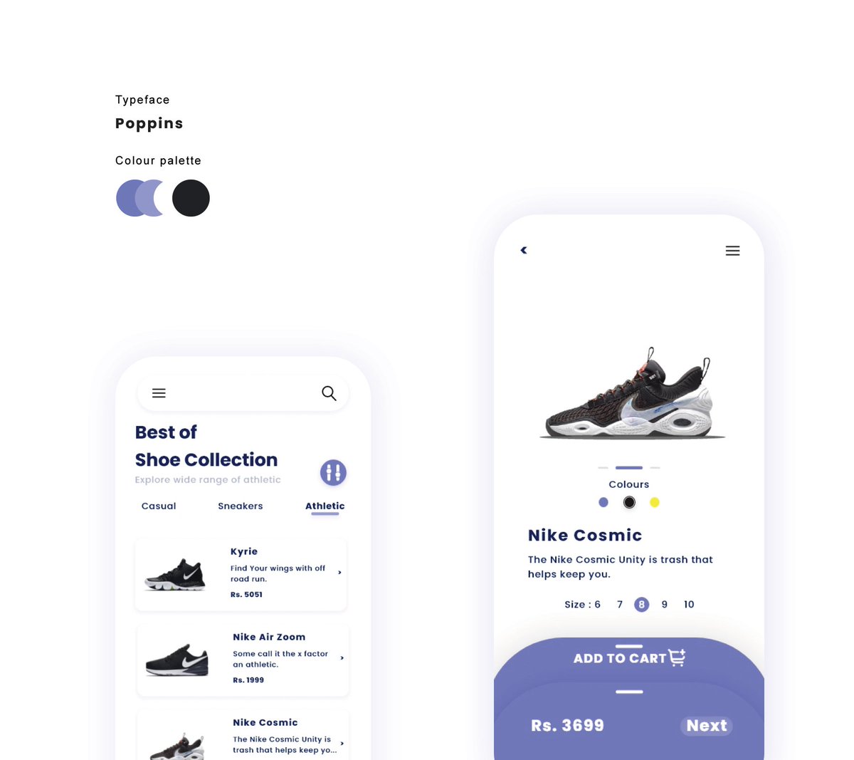 GetxMotion's tweet photo. App Ui Design!

Concept : Shoes 👟

#uidesign #ui #visualsbyvikash #getxmotion #app #appdesign #shoes #online https://t.co/21Kr9kNAKr