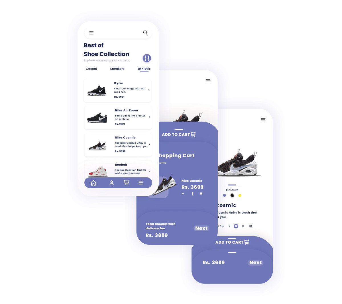GetxMotion's tweet photo. App Ui Design!

Concept : Shoes 👟

#uidesign #ui #visualsbyvikash #getxmotion #app #appdesign #shoes #online https://t.co/21Kr9kNAKr
