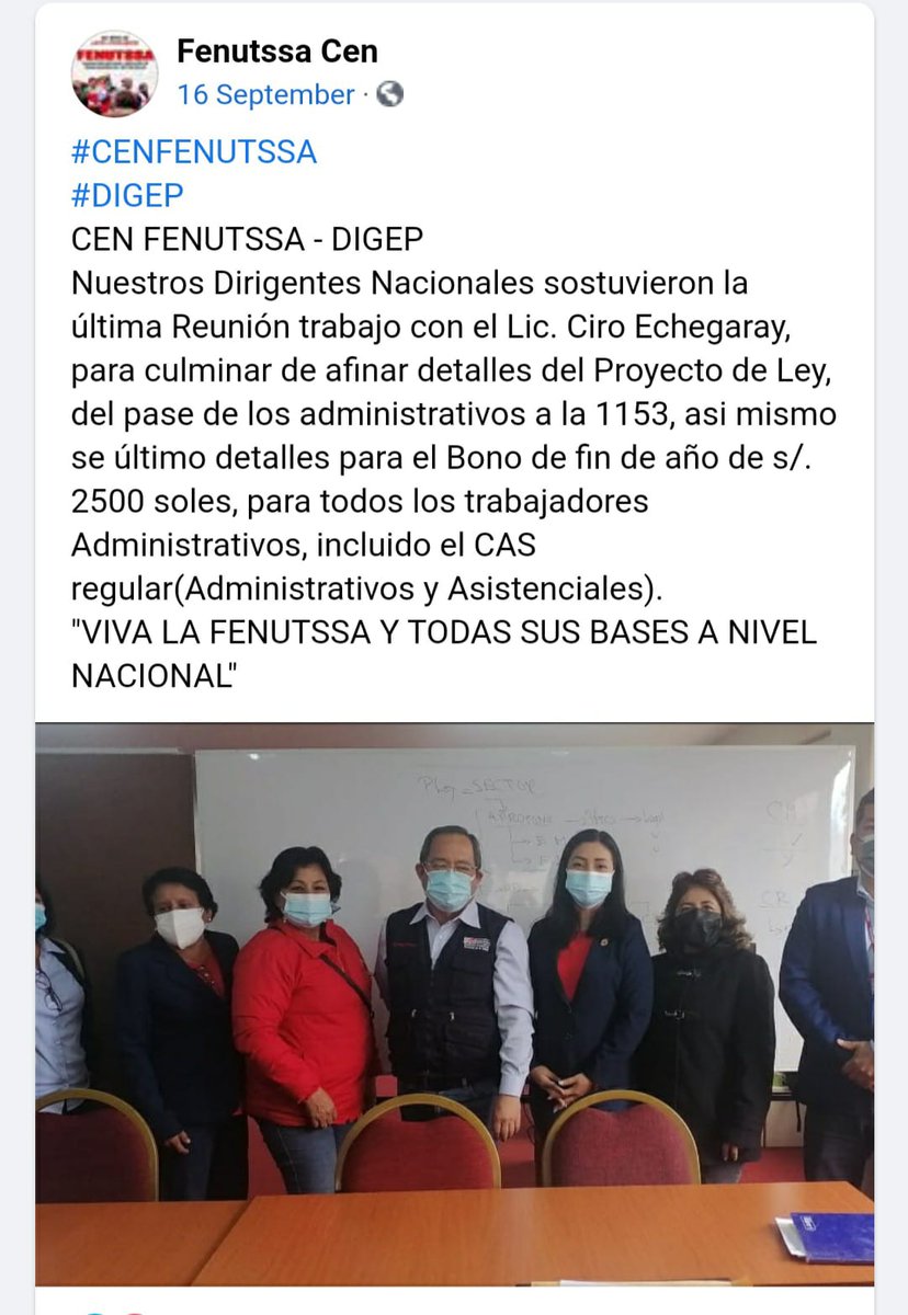 PatriotasMINSA's tweet photo. Por qué la #Fenutssa trabaja tan bien con un funcionario que detesta a los @GMinsa y cree tener el poder sobre el dinero del @Minsa_Peru #CiroECHEGARAY quien es uno de los fundadores de este grupo y los apoya en todo,la decepción cada vez es mayor @HCevallosFlores tú lo permites https://t.co/u1s5ZijaHu