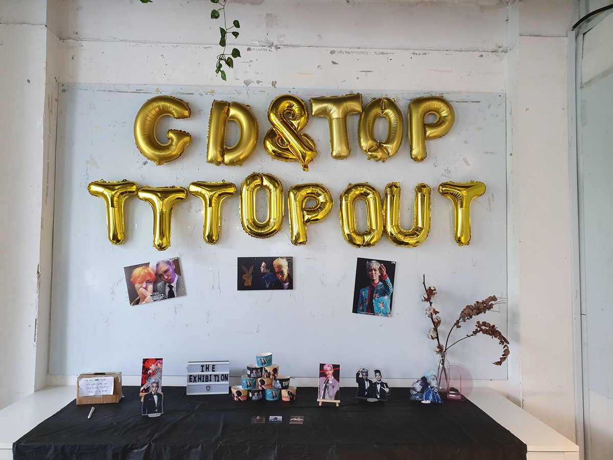 GTOP_TTTOP's tweet photo. #TTTOPOUT is open. Due to unforeseen circumstances, the exhibition ticket will be given out during next event instead. We sincerely apologise. https://t.co/uPC2FPhROI