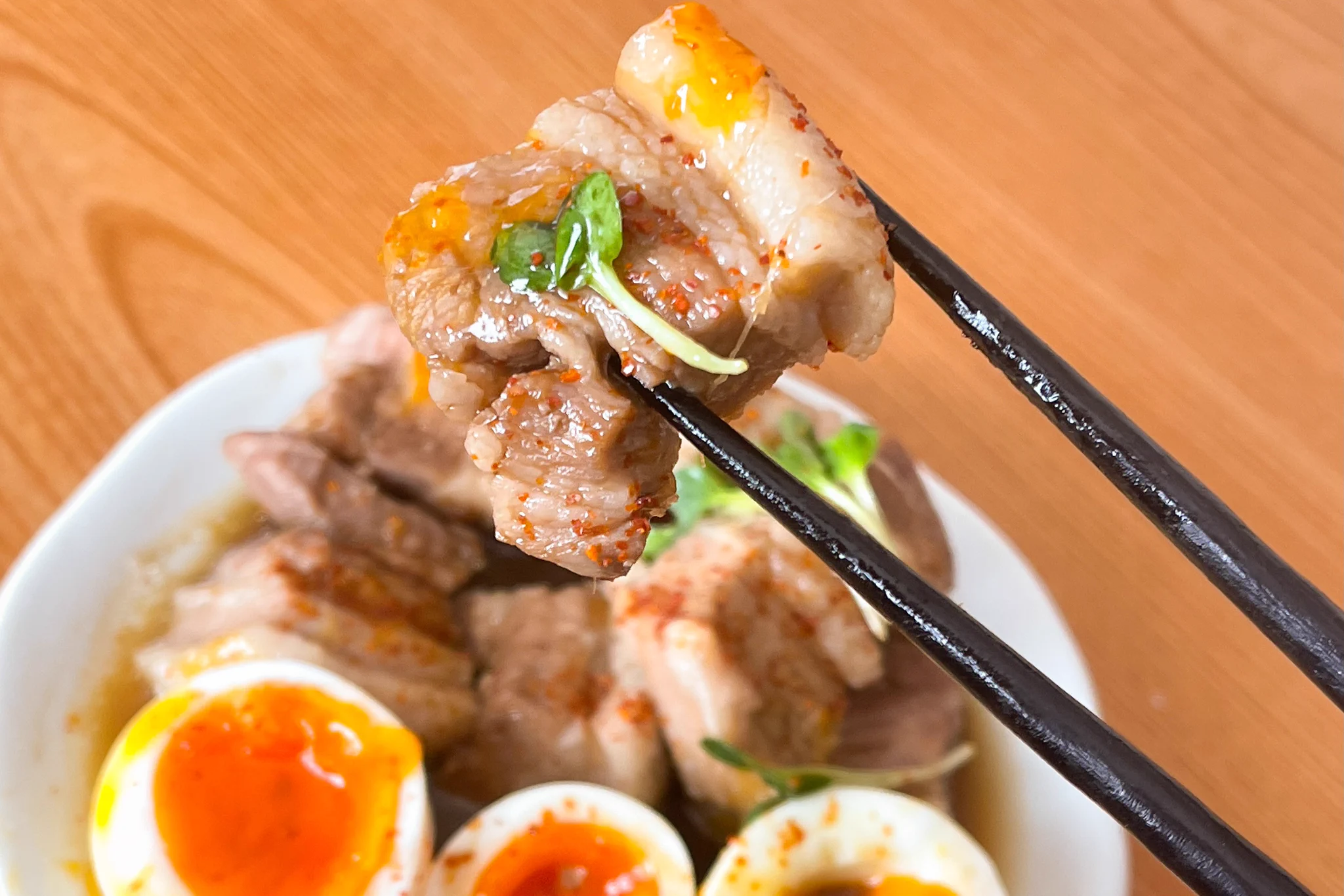世界最速！？おかずにもおつまみにも最適な角煮を10分強で作る！