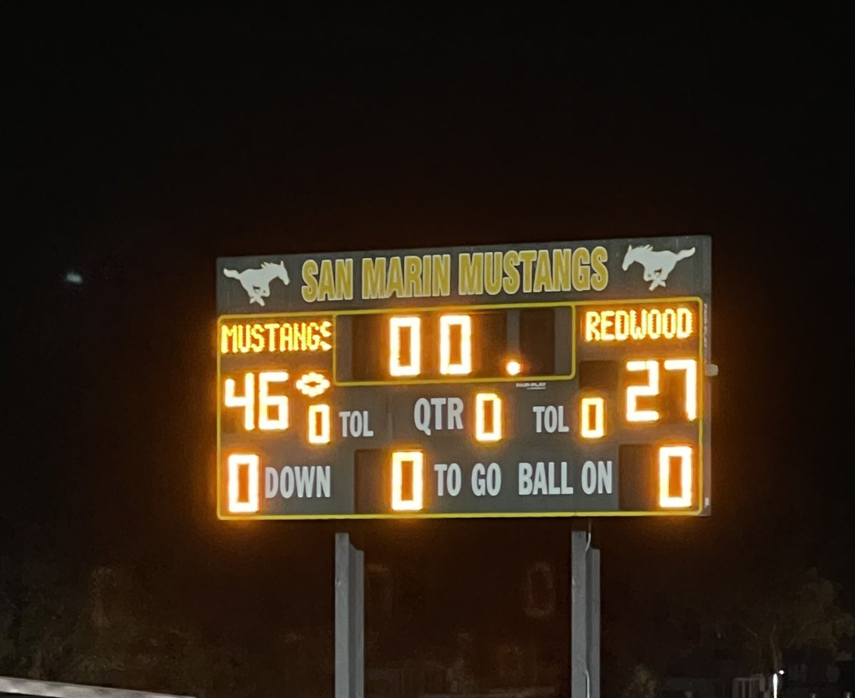 allfootballSM's tweet photo. Final… On to playoffs! #marinfootball #playlocal #winNCS https://t.co/MUBKvFdBHh