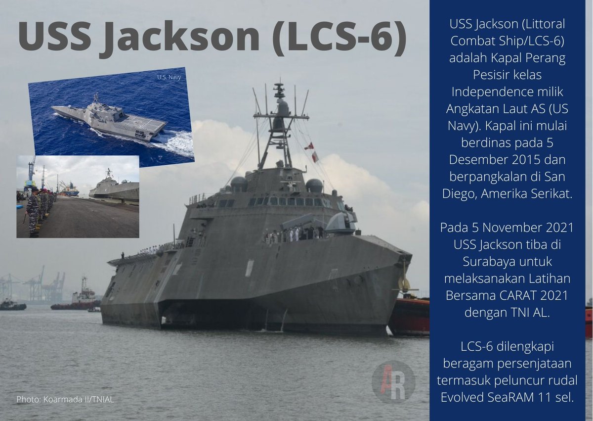 Welcome to Surabaya, Indonesia, USS Jackson (LCS-6)... #LCS6 #USSJAckson #USNavy #CARAT2021 #AR 
airspace-review.com/2021/11/06/kap…