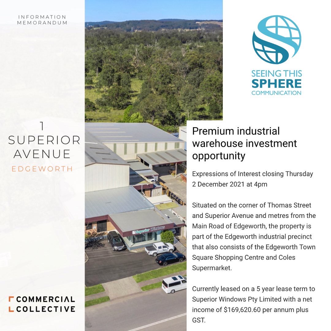 seeingthisphere's tweet photo. We’ve been busy lately with lots of #contentmarketing jobs
Here’s one we assisted with recently for Commercial Collective writing #copy for their #realestatelistings &amp; #informationmemorandums
We’re excited to be working with them. Contact us if you think we can help your business https://t.co/ITwOqlNjvI
