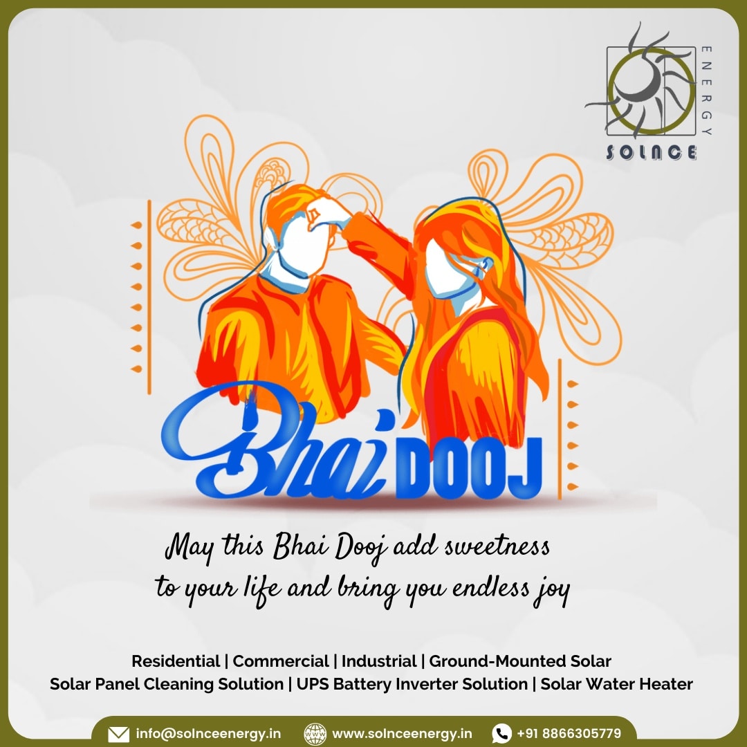 EnergySolnce's tweet photo. May this Bhai Dooj brings immense happiness and success in your life. Wishing you a Happy Bhai Dooj!
.
.
.
#bhaidooj #brothersisterlove #brother #sister #bond #bondage #celebration #festivalvibes #gogreen #gosolar #solnceenergy https://t.co/0xCLwZyjuz