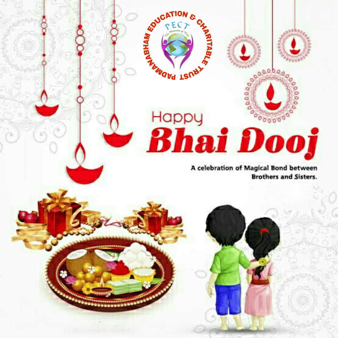 PECT_NGO's tweet photo. A celebration of Magical Bond Between Brothers and Sisters.
PECT wishing you a very happy Bhai Dooj!

#bhaidooj #IndianFestivals https://t.co/ItytBsNaZ4