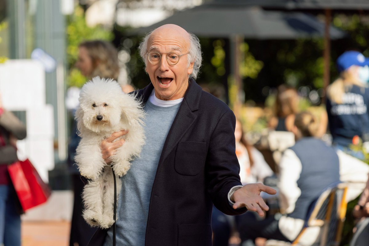 VegasFilmCritic's tweet photo. Life is a joy again! Welcome back Larry! #CurbYourEnthusiasm #Curb #AngelMuffin @HBO #LarryDavid https://t.co/VTLAk4NCeW