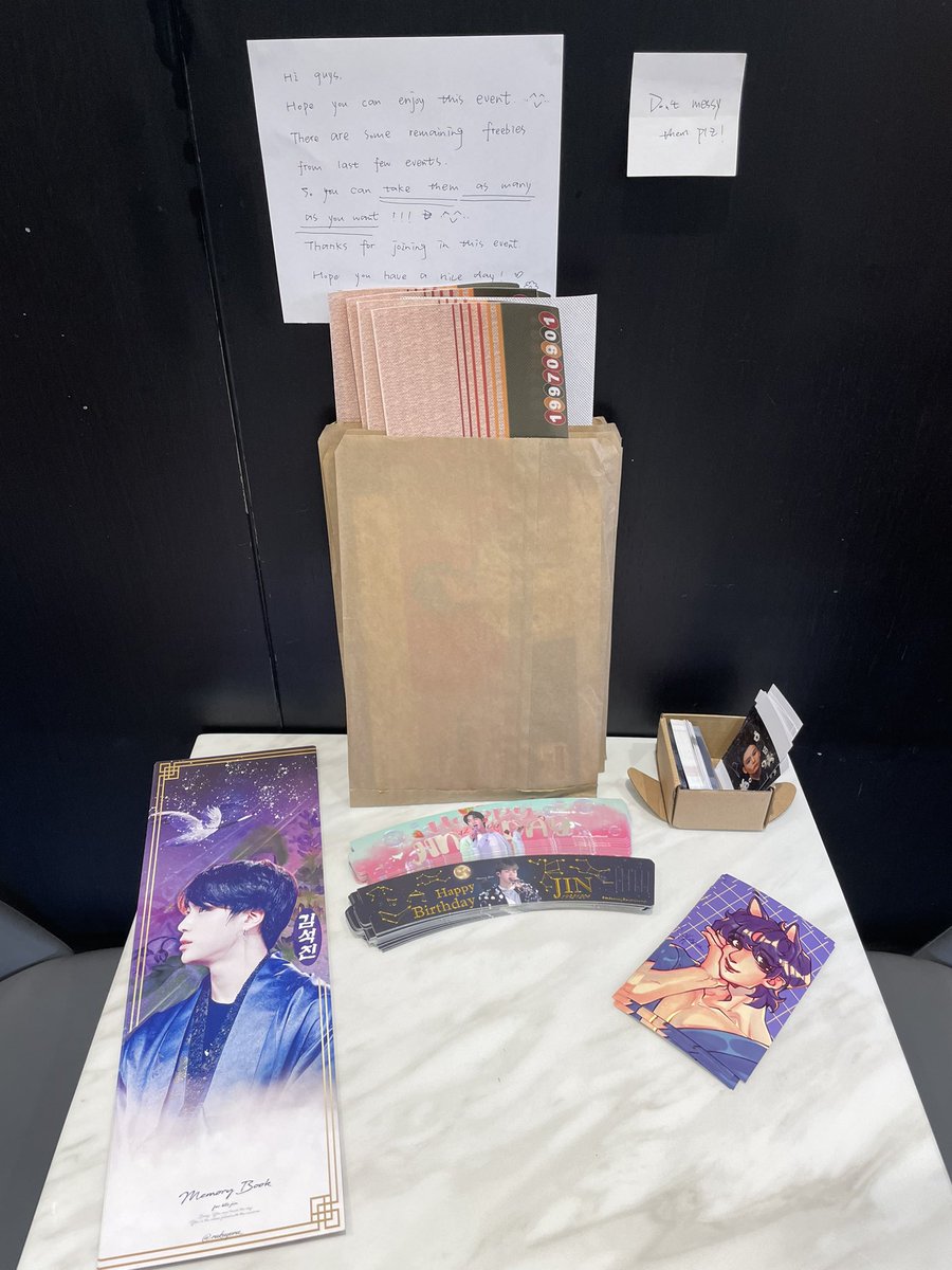 petitfours2's tweet photo. Hi guys, 
Hope you have a great day!
We have done today's event. And i left some freebies in the store. So you can go there and take them! Thanks! https://t.co/KRptCSgrgu