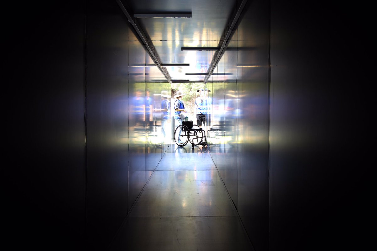 Bruno Booth’s ‘Tightness Times Toughness’ installation currently on exhibition as part of the Fremantle Biennale at North Worral Park <a href="/CityofFremantle/">City of Fremantle</a>