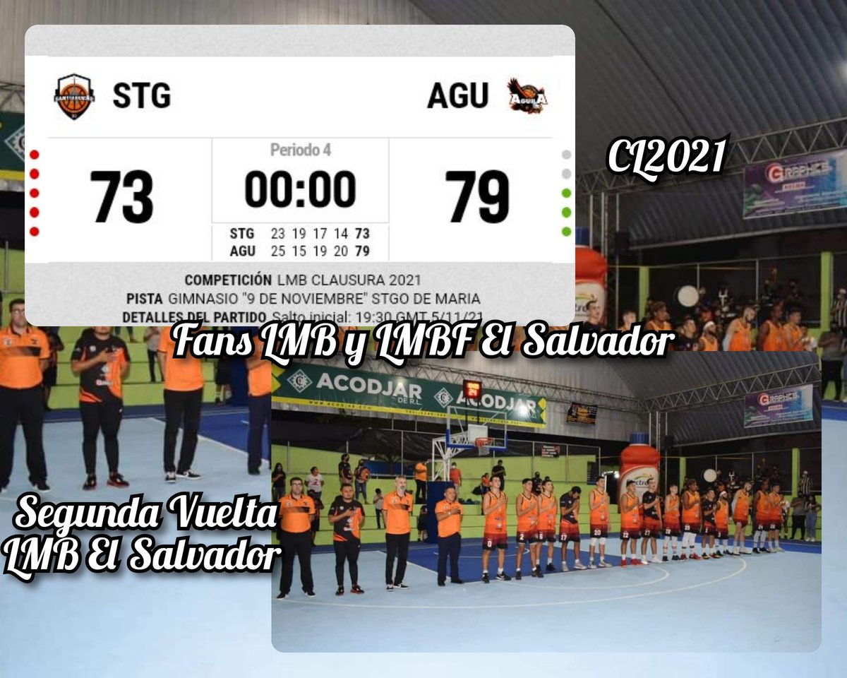 fanslmbylmbfsv's tweet photo. Juego emocionante el cual se lo lleva @aguilabkb
Felicitaciones emplumados 👏😎💪💯🔥🦅
#CL2021 #LMB #CopaComex #LMBElSalvador #ESABKB https://t.co/4rMyhhm6Jo