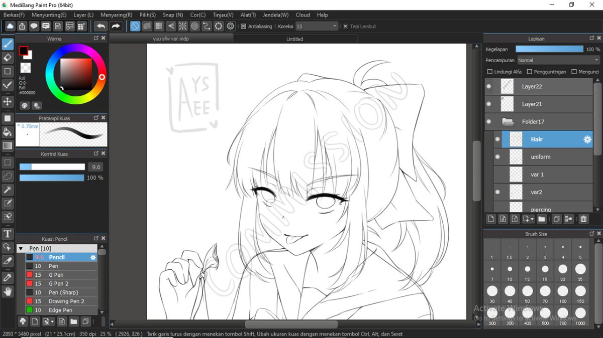 aysee_art18's tweet photo. Megang apa tuu hayoo 🤭👀 #Commission #wip #yuubari #kantaicollection #kancolle https://t.co/RvAJCK9bZB