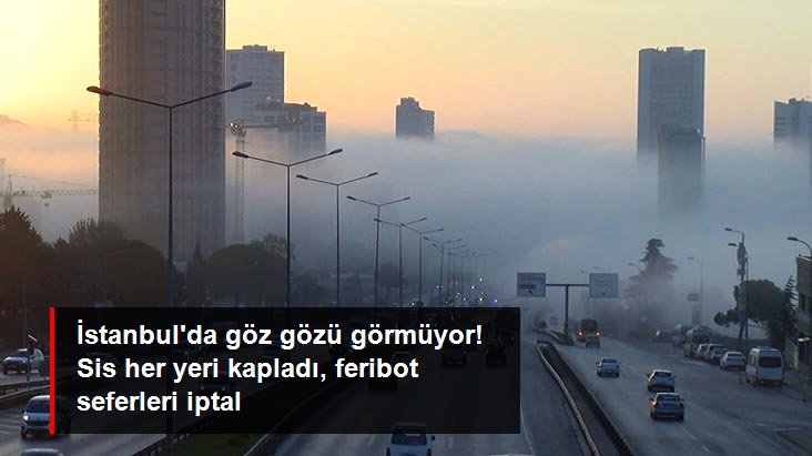 Haberler's tweet photo. İstanbul'u sis sardı! Feribot seferleri iptal edildi #İstanbul #TEMOtoyolu #Tragger
https://t.co/ErLLcyiGJF https://t.co/hpftN6lhfj