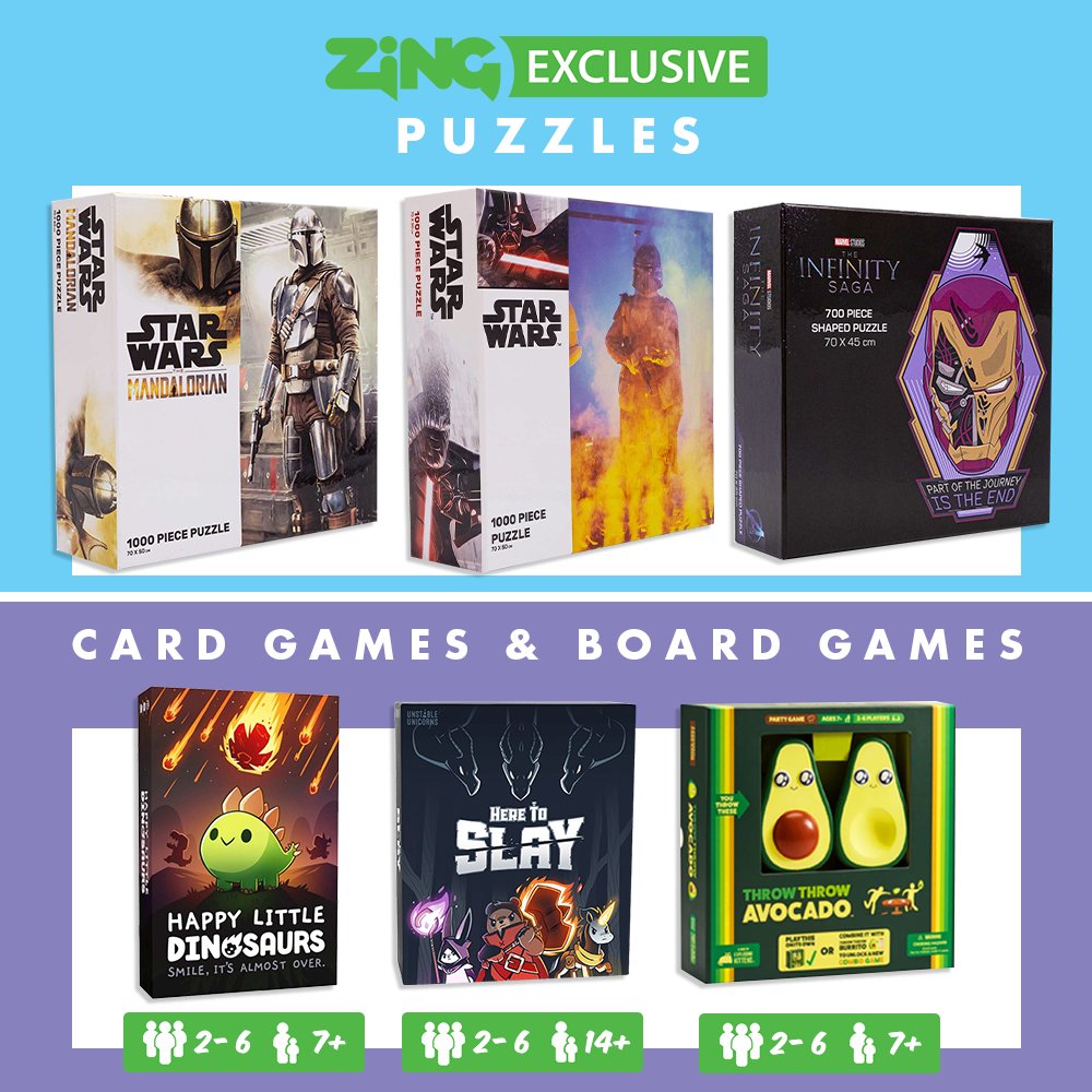 ZingPopCulture's tweet photo. Get your gifts sorted and #AddaLittleZing this Christmas with our MASSIVE range of Zing Exclusive loot, perfect for the holiday season! π
Christmas is only 7 weeks away! https://t.co/tftBQ5Bufk
#popculture #zingpopculture #christmas #giftideas https://t.co/RPBqBGP5jl