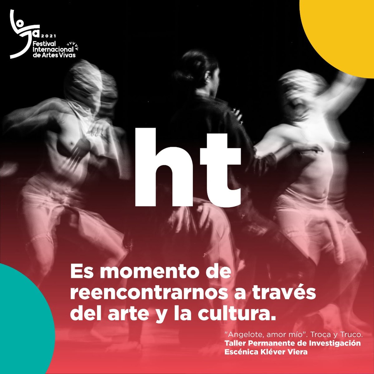 LojaTuristica's tweet photo. ¡#Loja se convierte en el epicentro de las artes vivas 🎭🎼🎉 y tú puedes ser parte!  
Conoce la programación en https://t.co/sNP5TBUorO y vive los 12 días más intensos, más coloridos y vivos del año.

#FIAVL2021
#EncontrémonosPorLaCultura https://t.co/VJnCBSIqKa