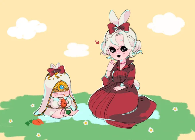 タグのやつです!
占い師くん🐰とマリー様🐰 