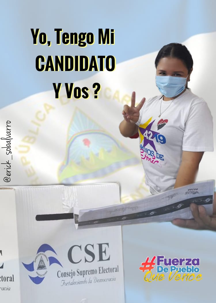 A un día de la apertura de la fiesta cívica de todas y todos l@s nicaragüenses, sí a votar.
#EleccionesSoberanas2021
#ProsperandoConElPueblo
#SiempreMasAlla
#SomosProsperidad
#PazYBien