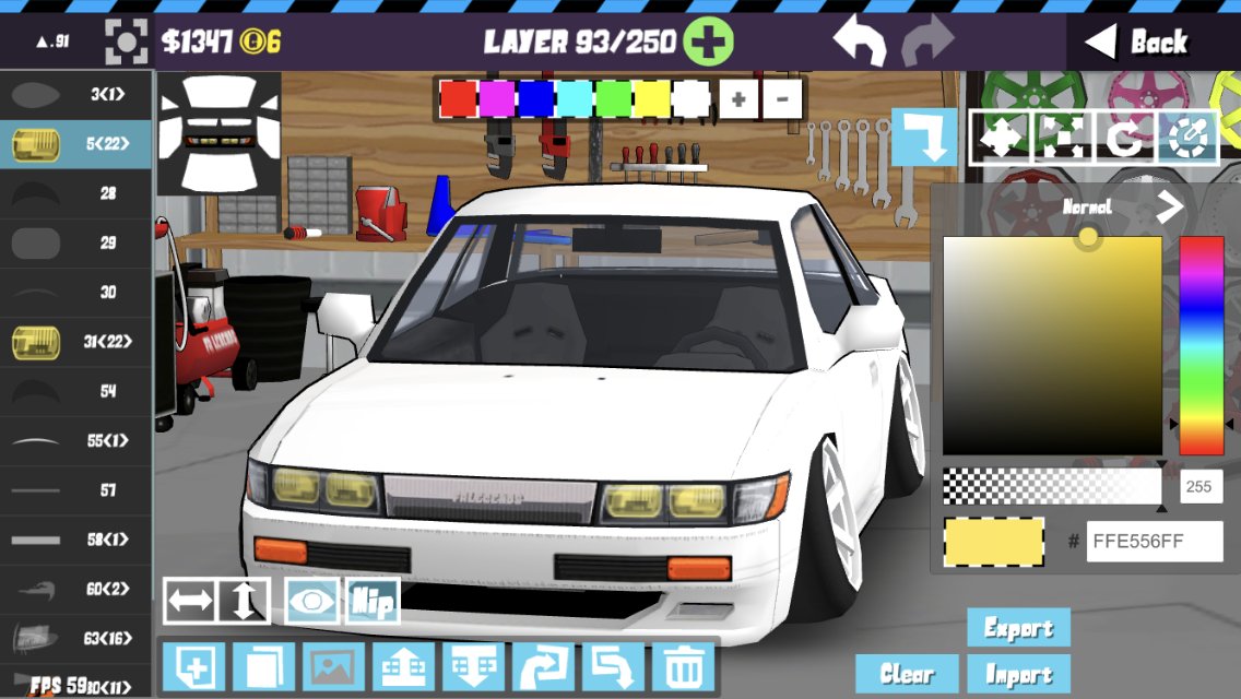 dathuko's tweet photo. #FRLegends
s13 純正ヘッドライト　配布

https://t.co/7fYQLNUTCk

前のチェイサー同様、ちょっと潜ればプロジェクター単位で色変えれます。 https://t.co/J0Dr9hXwmJ