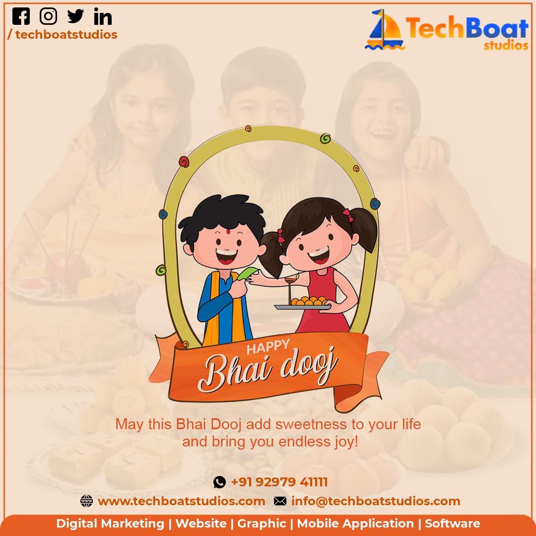 techboatstudios's tweet photo. Making Brother-Sister Relationship United,
Whatever You Say, This Bond Is Really unbreakable.
Happy Bhai Dooj!
.
.
#digitalmarketing #payperclick #seo #contentmarketing #displaymarketing #digitalmarkrting #mobliemarketin #techboat  #techboatstudio  #emarketing #eventmarketing https://t.co/xNJNwVpD58