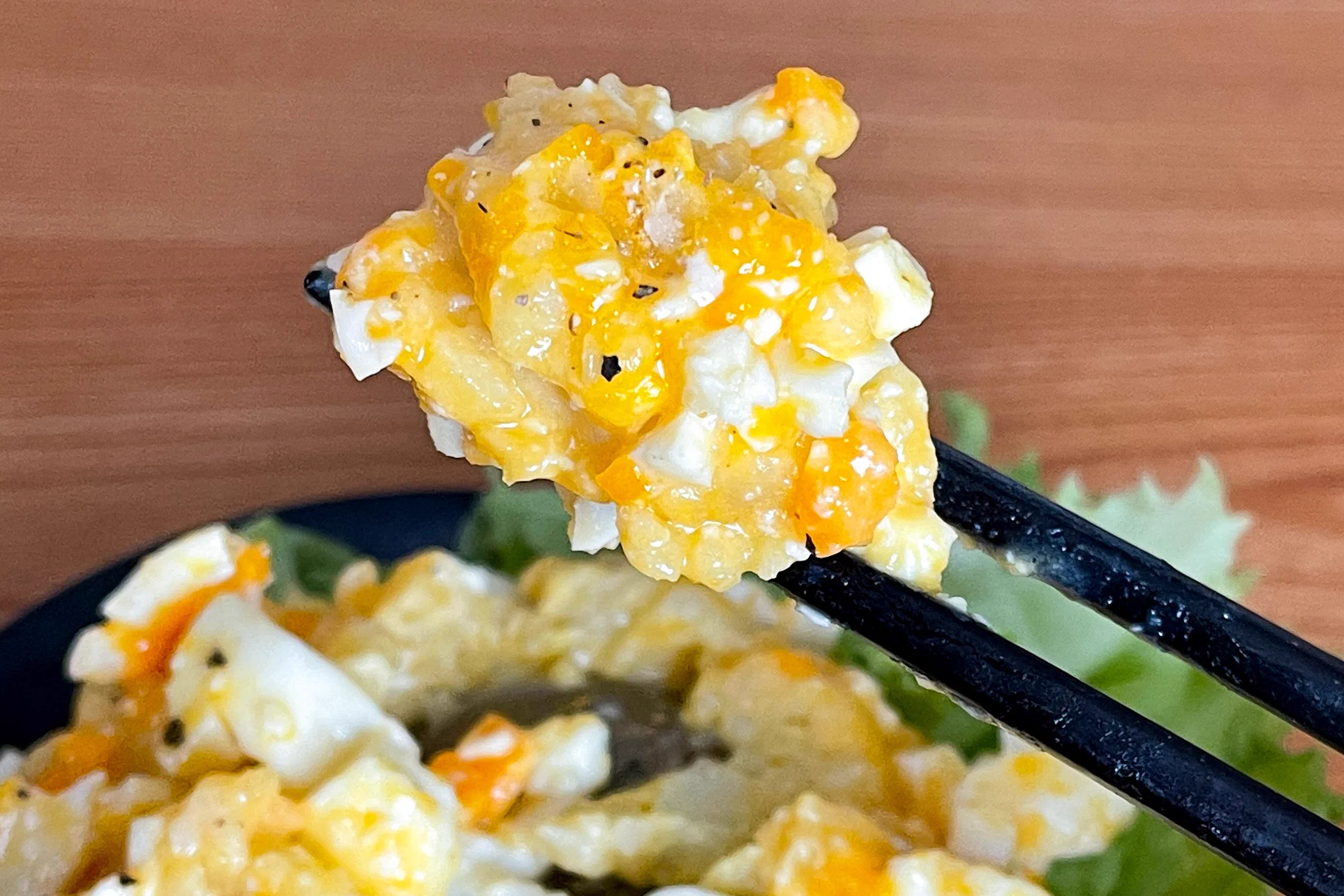 自分好みにアレンジできる！半熟たまごで至福のポテトサラダ！