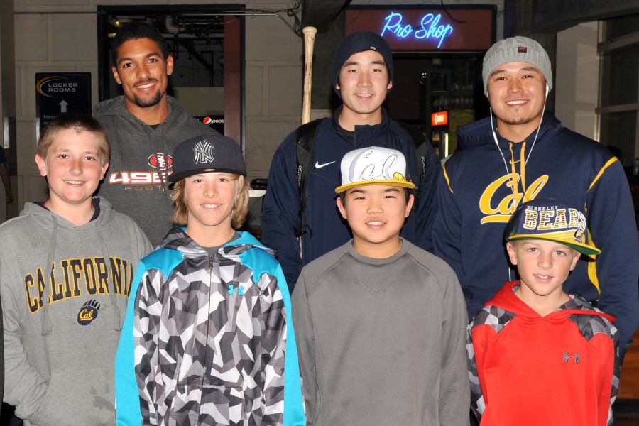 DJSugaShane's tweet photo. Yo @SFGiants … there’s a dude in this picture who should be in the Bay Area (slept on by the A’s)! He’s also a heck of a ball player too sooooo… you may wanna look into him. #MarcusSemien *also pictured: @kierandavis21 @Gavin_Napier_2 @ryandzoan @shanenapier5 #Busky #DannyOh https://t.co/CVxKge4tRW