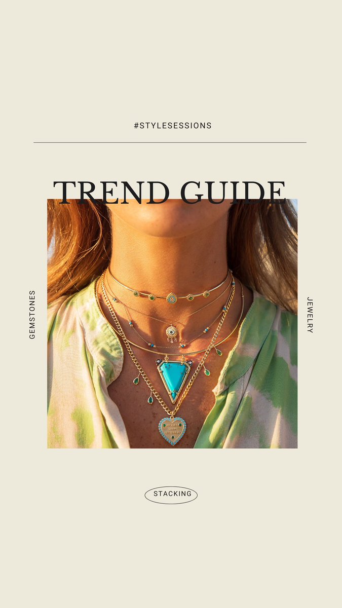 MukhiSisters's tweet photo. We love to stack different styles of #jewelry we see it as a statement of individuality and self-expression! Have fun mixing #vintage &amp; #bohochic, #diamonds and #gemstones, ethnic &amp; urban, rose &amp; yellow gold!

#FineJewelry #StackingNecklaces #MixandMatch #StyleGuide #Style https://t.co/dNJJfka3aW