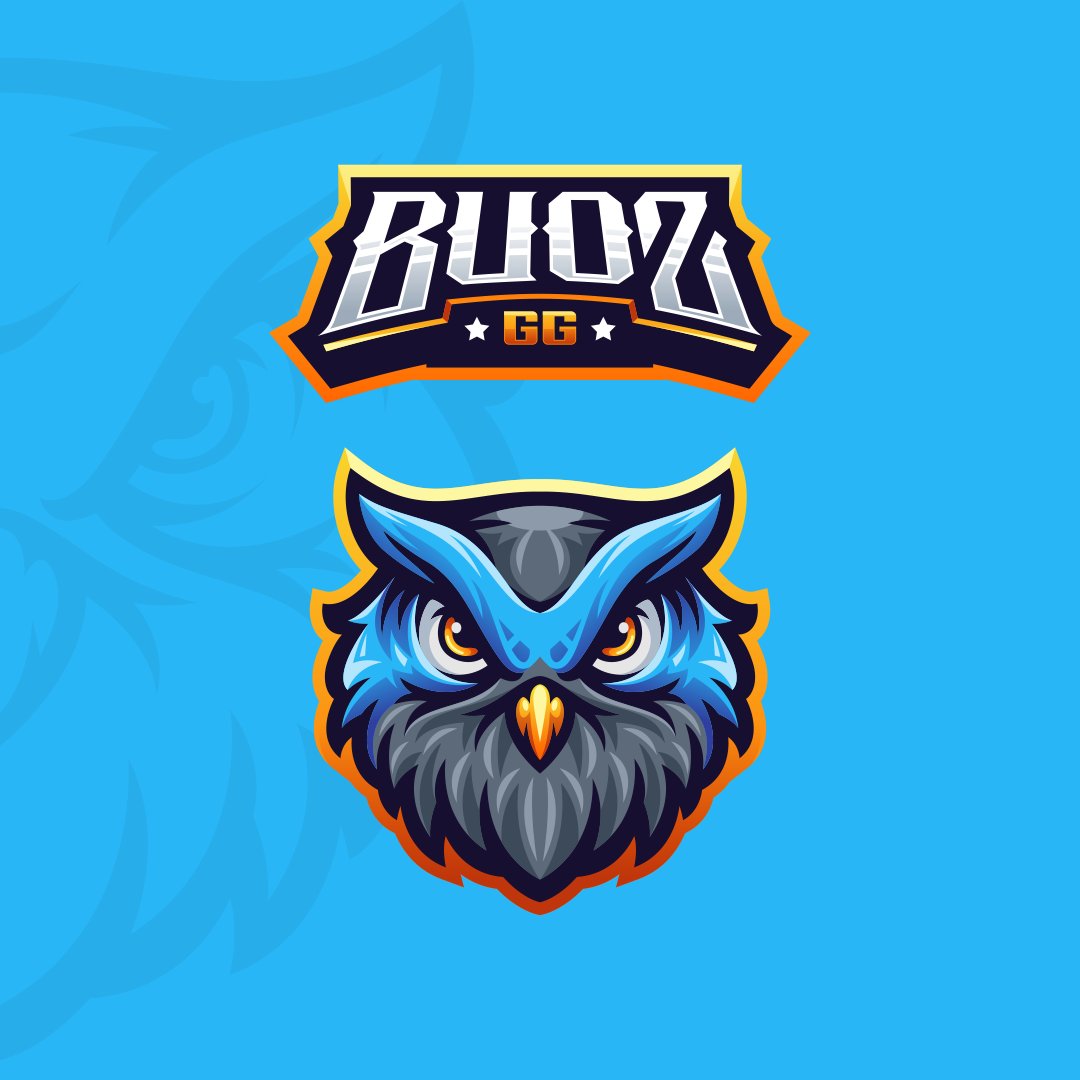 modaltampang_'s tweet photo. logo for @BuozGG 
.
.
#buoz #buozgg #owl #owlgaming #logo #logodesign #modaltampang https://t.co/f6v9Q1Y3sk
