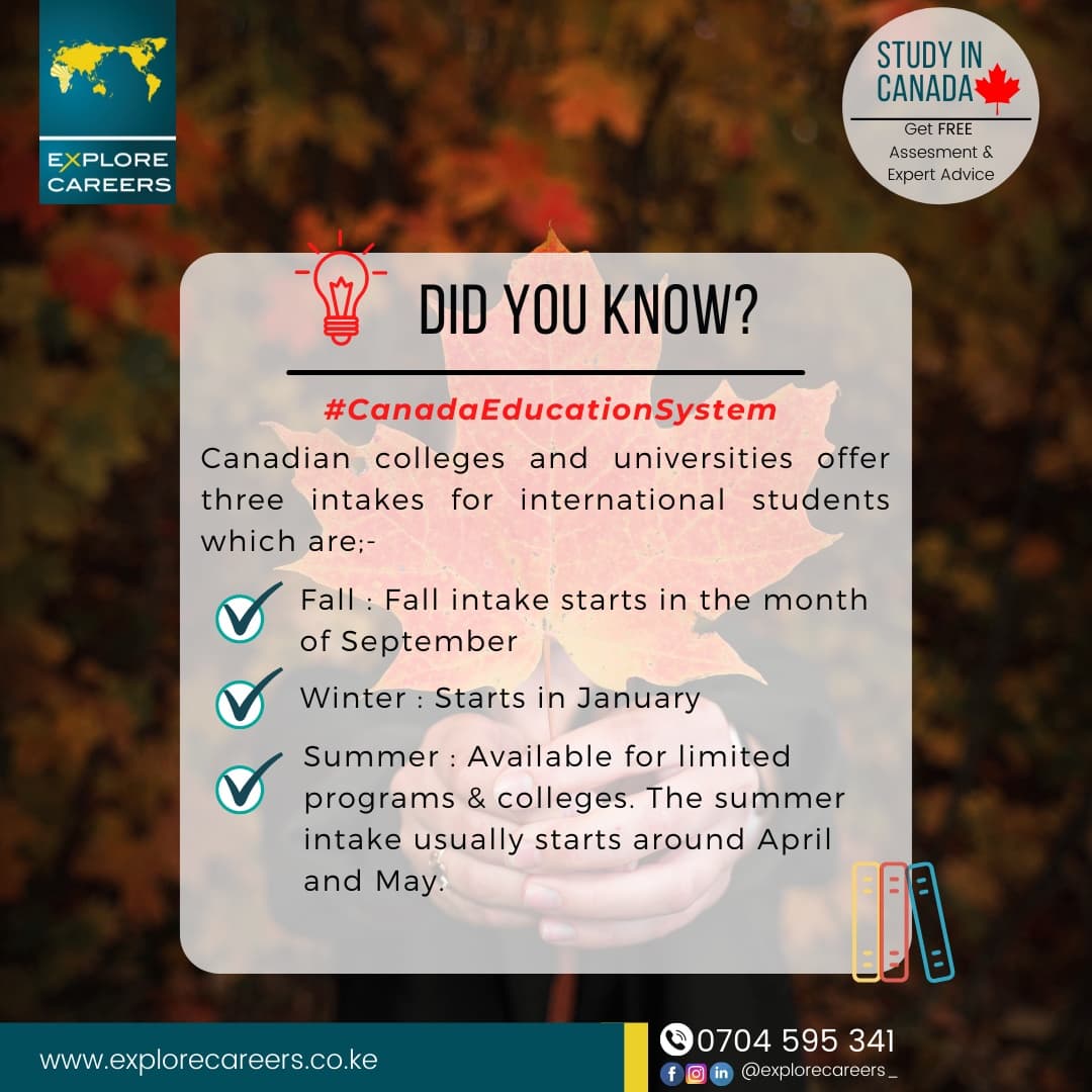 explorecareers_'s tweet photo. #explorecareers and #studyincanada https://t.co/L73HWvMOQs