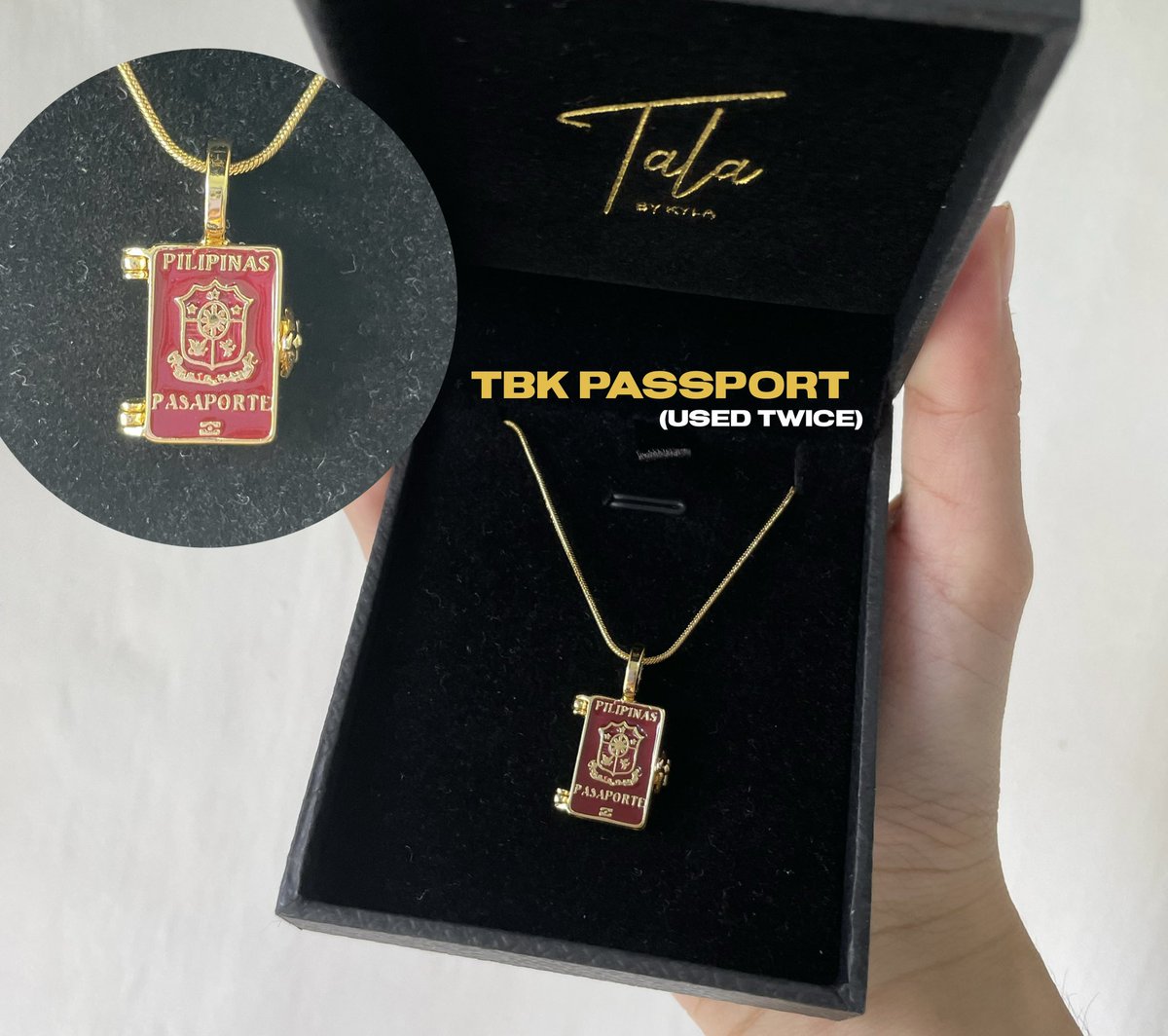 leighbrary_'s tweet photo. wts/Ifb ph

Hi aerums! I'm selling my second hand University Series Necklaces bc I'm decluttering my things 🥺

— Studded Airplane (Akihiro)
— Passport (Ashianna)
mop : gcash or bdo
mod: ggx

dm me for more infos 🤍 https://t.co/6GalwfLsX6
