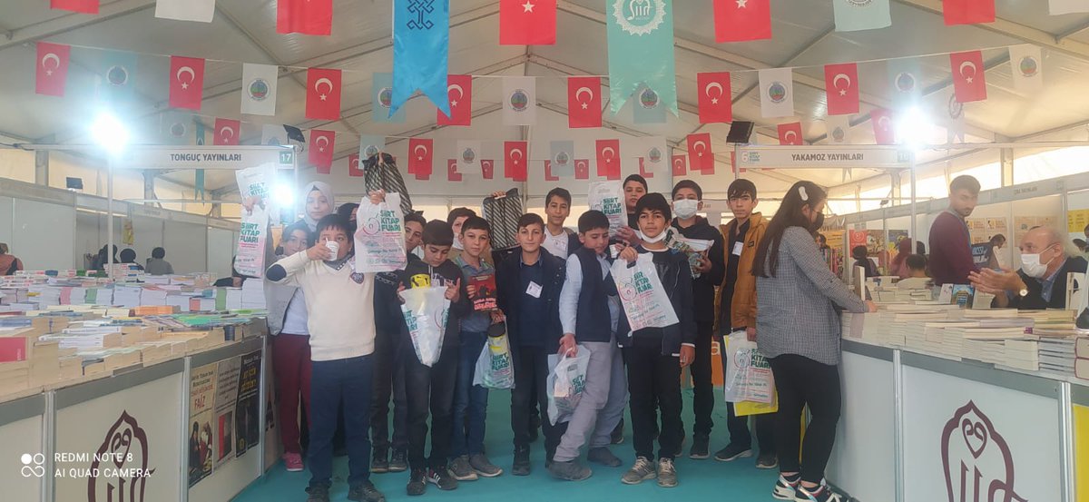 Siirt 6.Kitap Fuarı'na ortaokul  öğrencilerimizle birlikte katılım sağladık. Destekleri için ilçe milli eğitim müdürlüğümüze tesekkur ederiz. <a href="/tcmeb/">Millî Eğitim Bakanlığı</a> <a href="/mem_siirt/">Siirt İl Millî Eğitim Müdürlüğü</a> <a href="/MemTillo/">Tillo_MEM 🇹🇷</a>