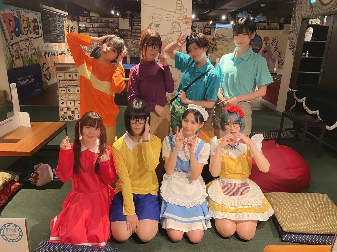 anju_nagai_'s tweet photo. 男装(怪盗キッド)＆しずかちゃんでした！！！😘
 #ハロウィン  #仮装 https://t.co/K2SDoXYWTg