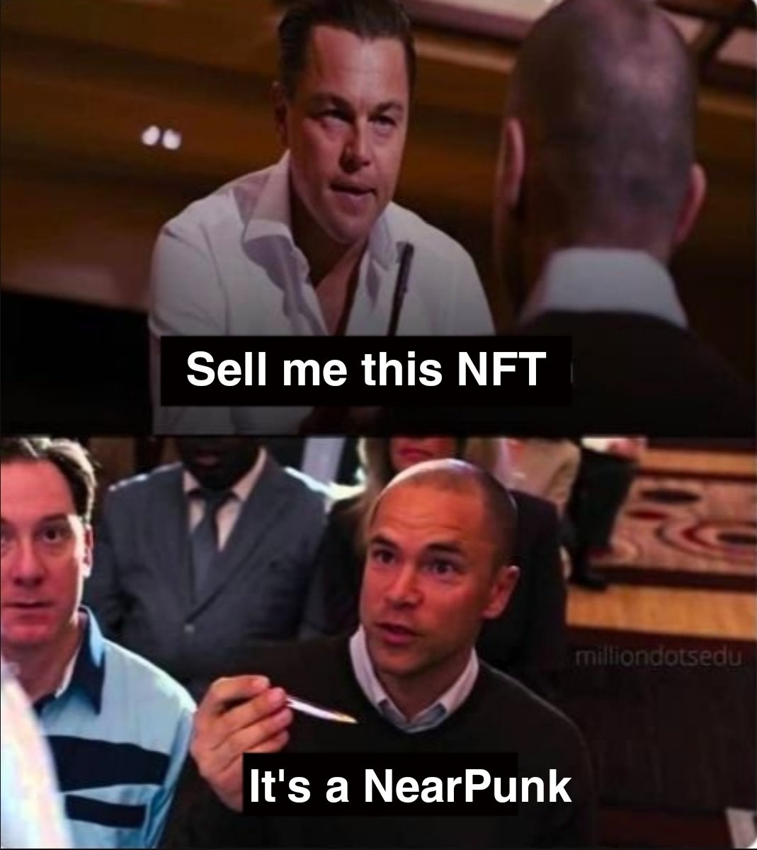 traderbtcc7's tweet photo. @coinmamba If you are planning on buying #NFTs, buy green NFTs on @NEARProtocol blockchain, my fav pick is #Nearpunks by @ArtofMonztre 🤘😁 https://t.co/QD8sL5024p